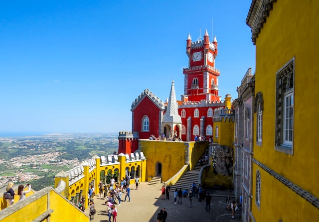 Pena_Palace_At_Sintra is one of the Must-Visit Places in Portugal